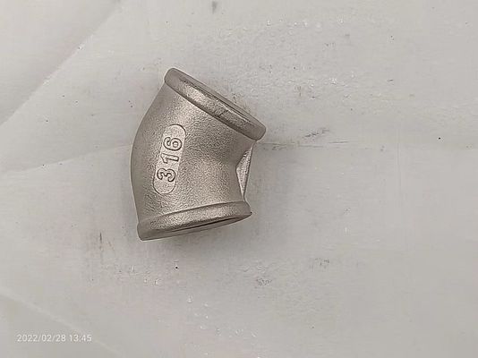 3 인치 316 스테인레스 강 45 각도 엘보 슈 10 부식 저항성