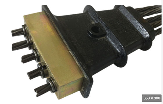 3s-5s Monostrand 잭 및 펌프 15.24mm Cast 철 앵커 후 긴장